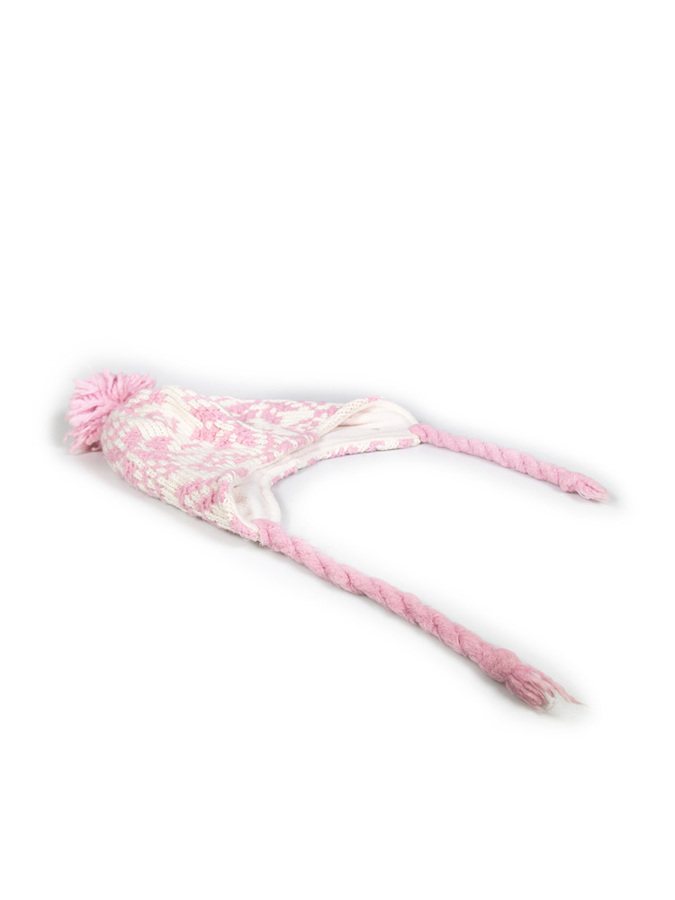 Bogner Pink Knit Winter Bobble Hat