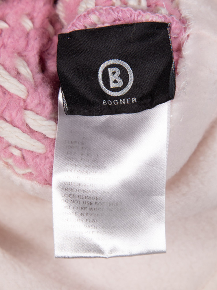 Bogner Pink Knit Winter Bobble Hat