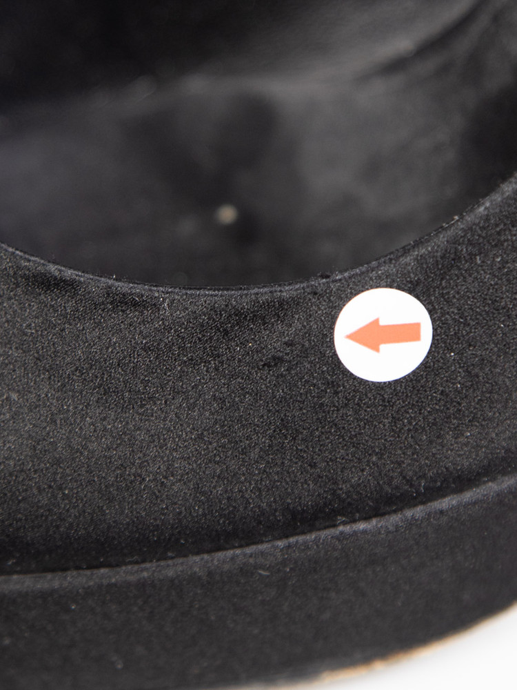 Gina Black Satin Platform Pumps