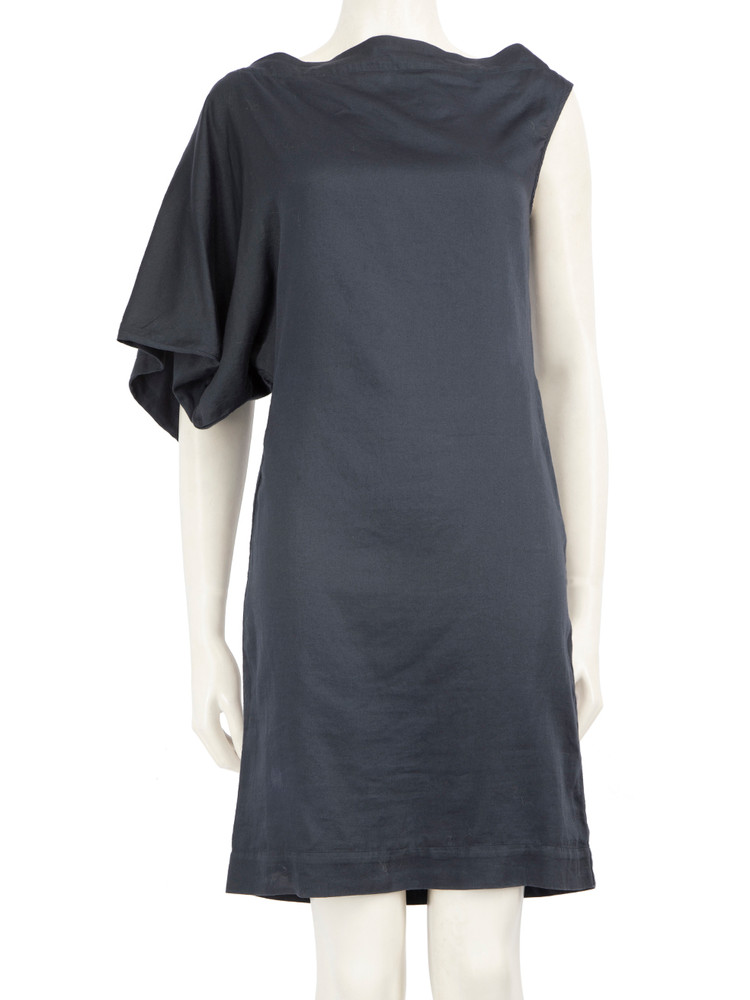 Vivienne Westwood Vivienne Westwood Anglomania Navy Asymmetric Mini Dress