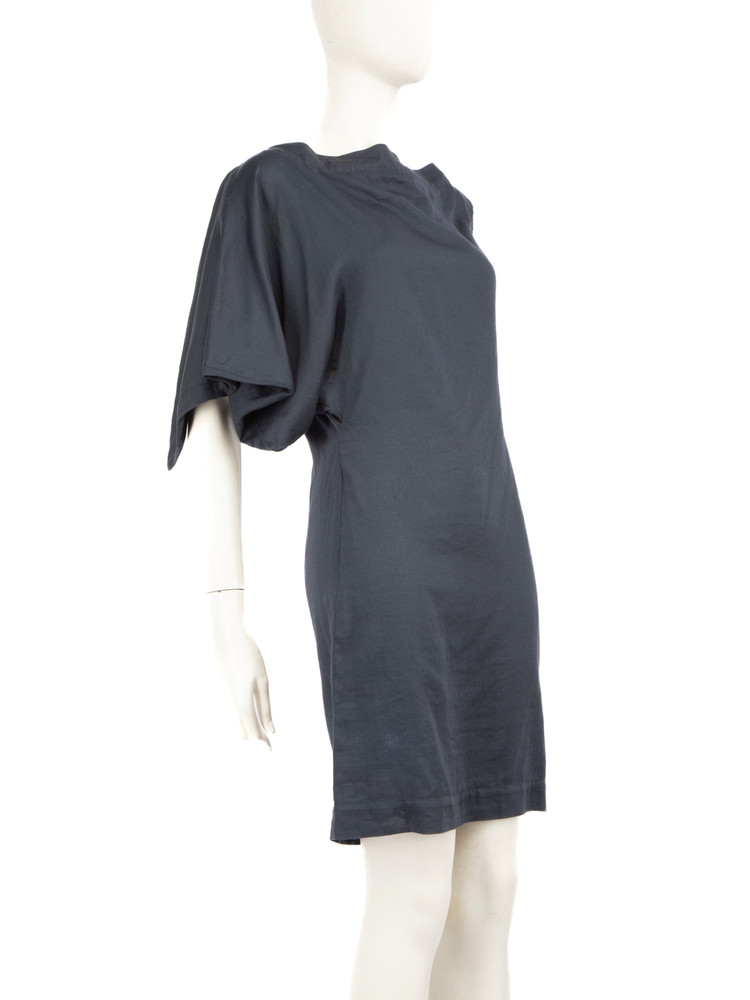 Vivienne Westwood Vivienne Westwood Anglomania Navy Asymmetric Mini Dress