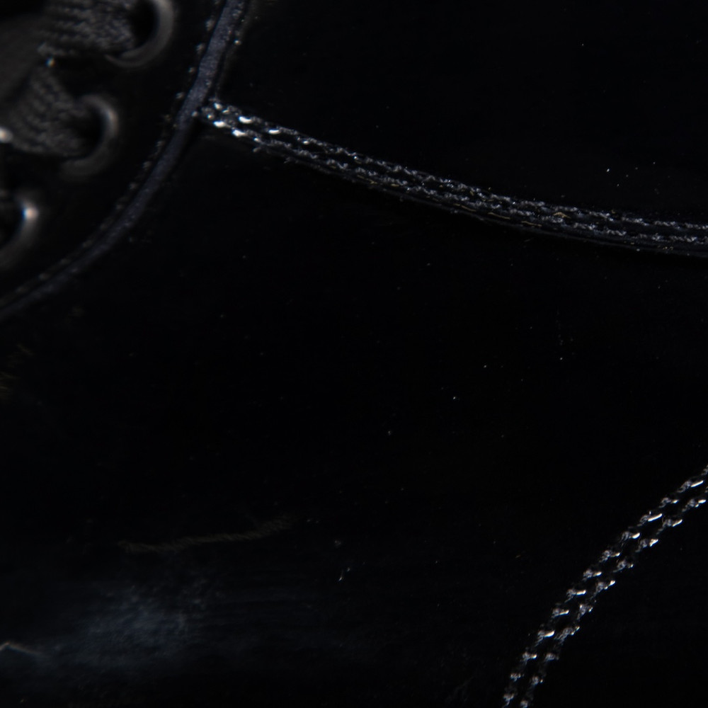 Tom Ford Black Patent High Top Trainers