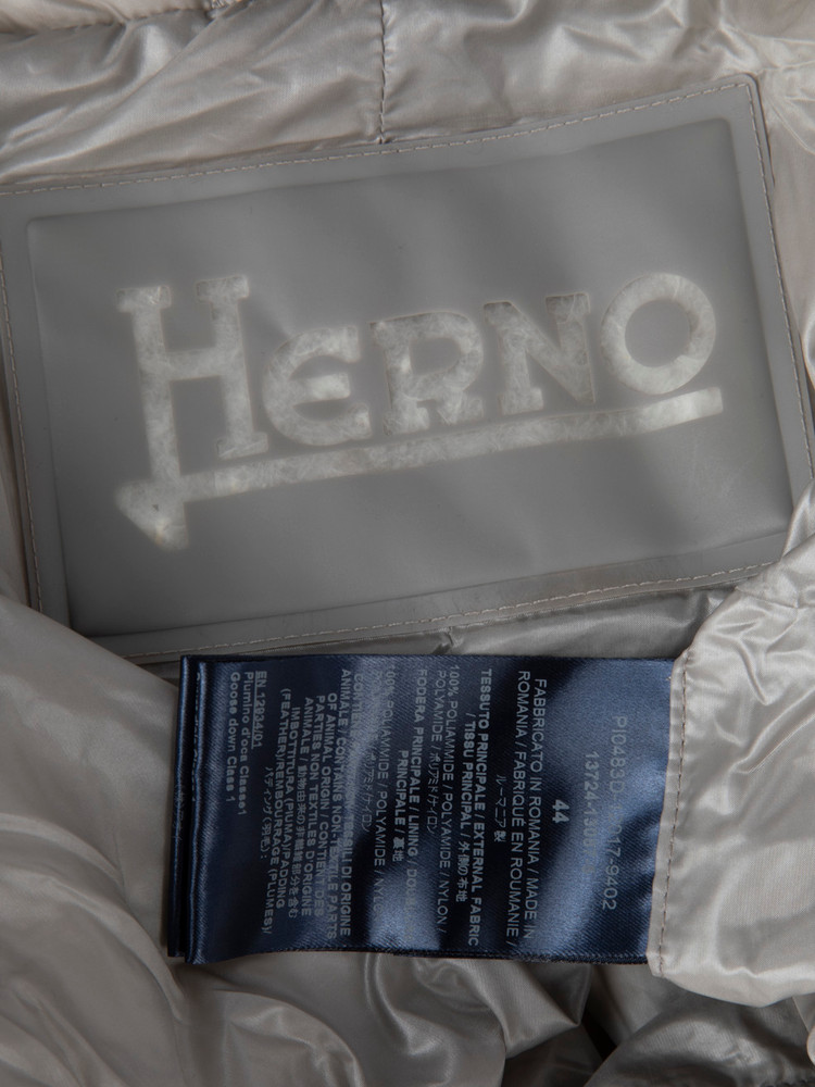 Herno Grey Down Filled Gilet