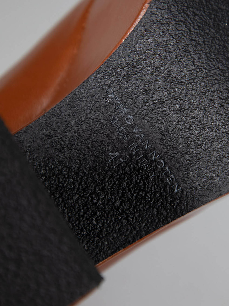 Dries Van Noten Brown Leather Platform Boots