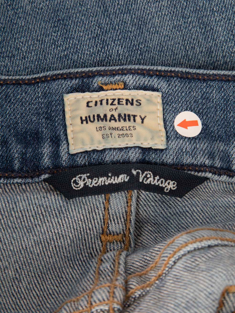 Citizens of Humanity Blue Distressed Denim Jeans
