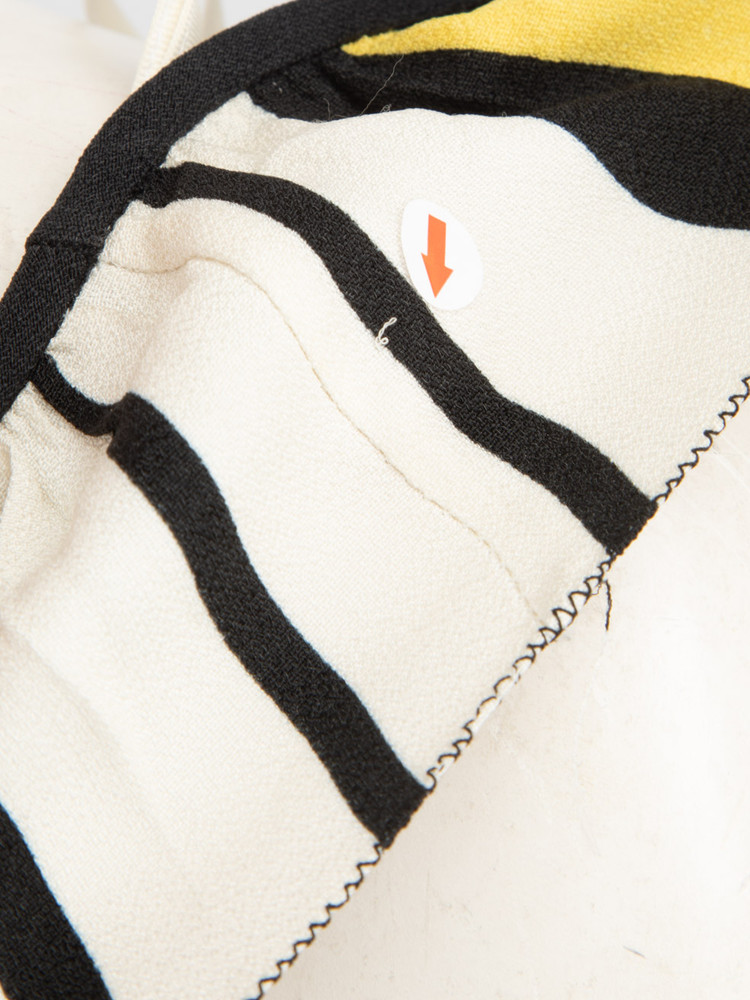 Prada Striped Pattern Midi Dress