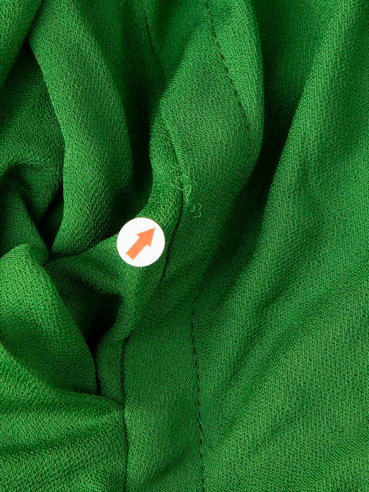 Loewe Green High Rise Drop Crotch Harem Trousers