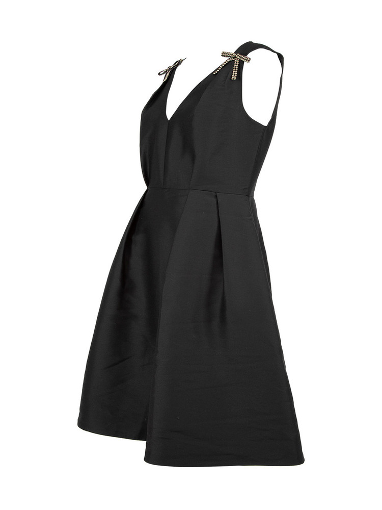 Kate Spade Black Crystal Bow Detail Dress