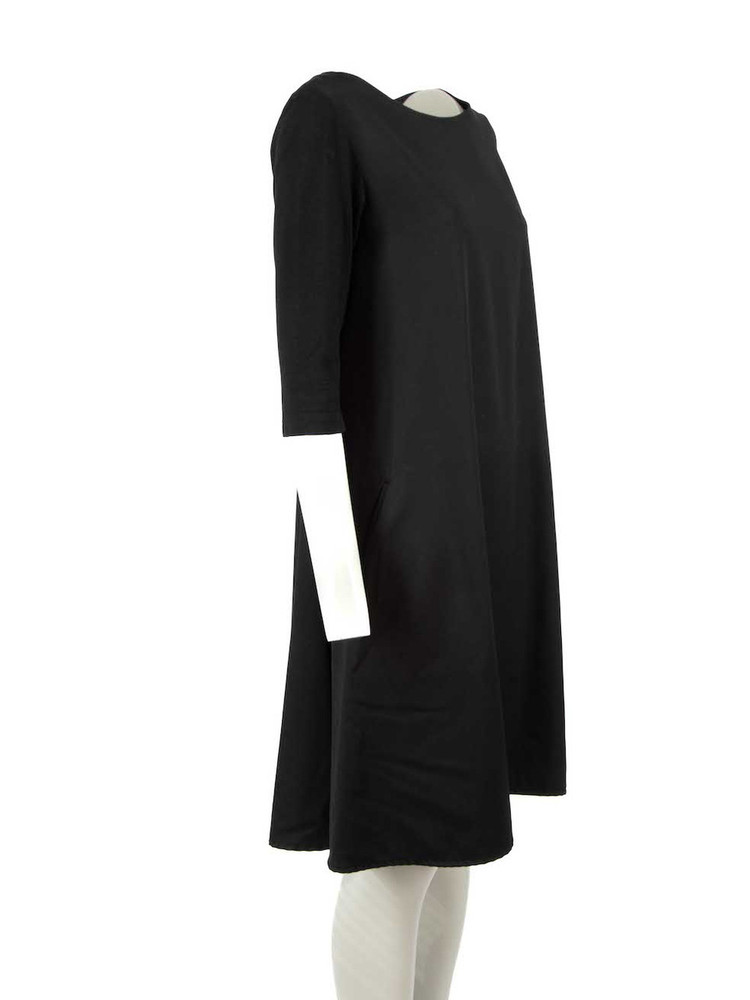Yohji Yamamoto Vintage Y’s Black Wool Mid Sleeve Dress