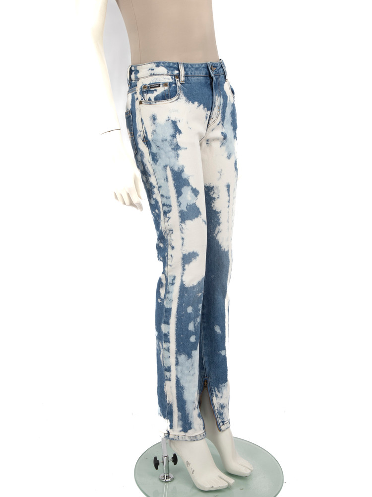 Tom Ford Blue Bleached Denim Skinny Jeans