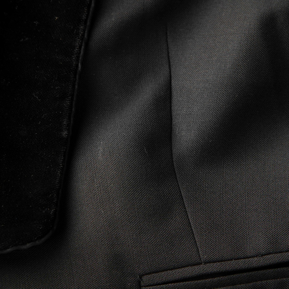 Sandro Black Velvet Collar Blazer