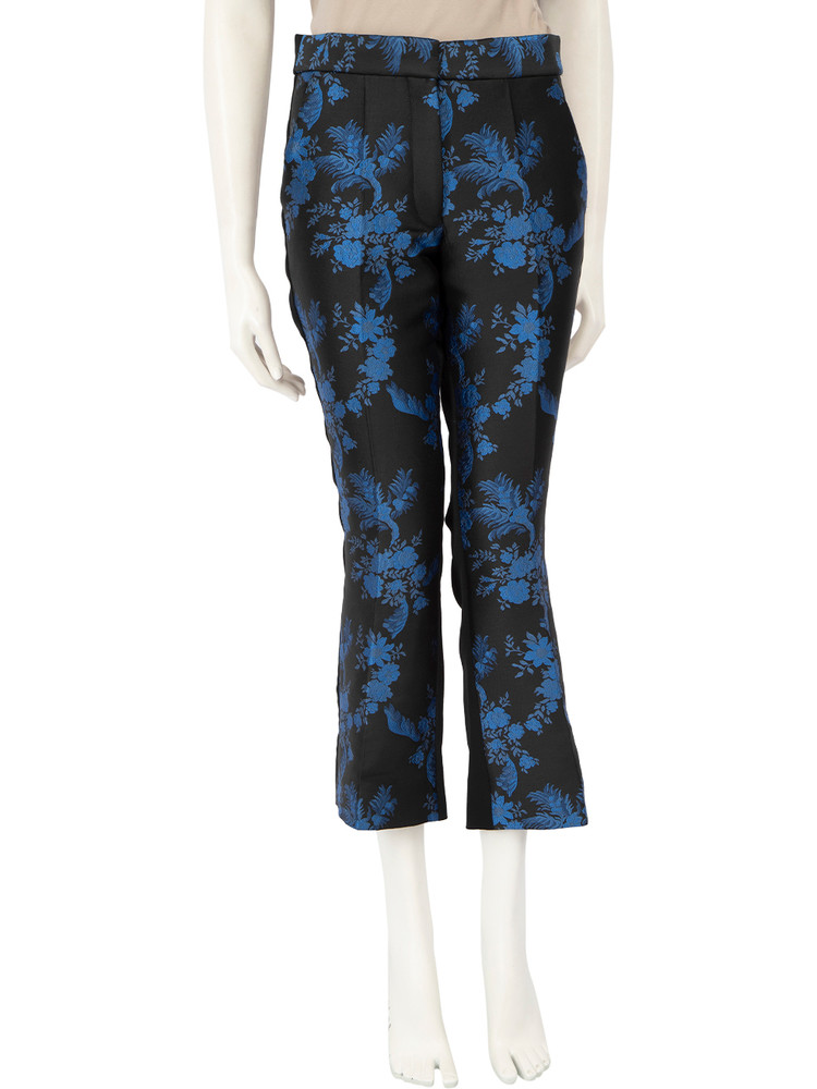 Stella McCartney Blue & Black Floral Trousers