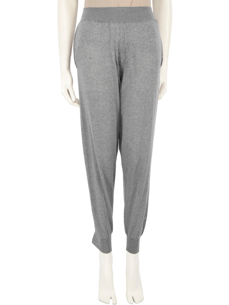 Stella McCartney Grey Wool Knitted Trousers
