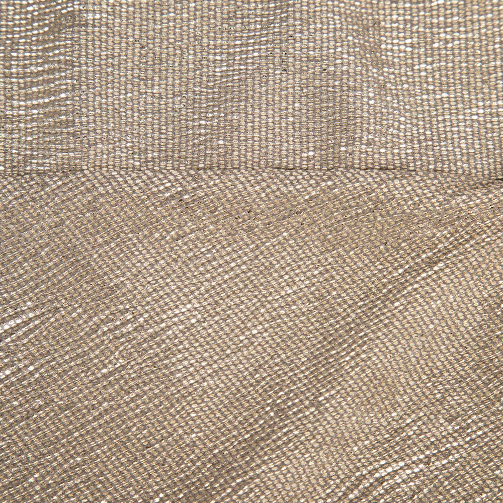 Alice + Olivia Silver Metallic Ruched Mini Dress