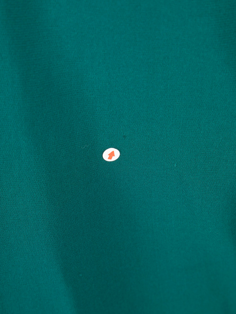 Gucci Teal Silk Pleat Detail Knee Length Skirt