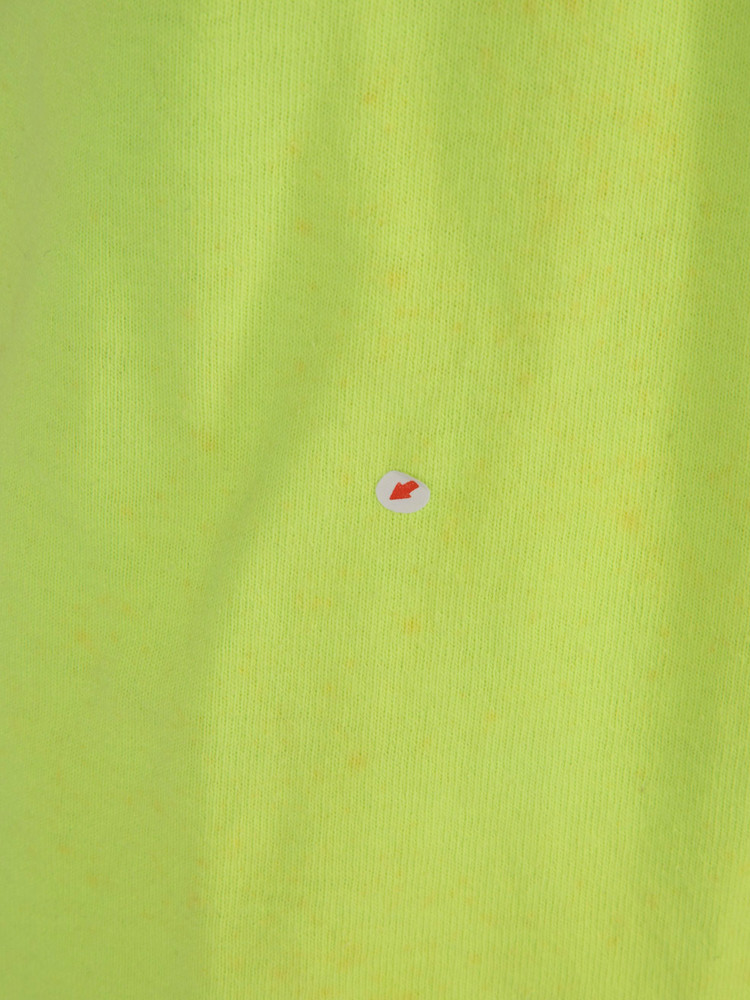 Off-White Lime Green Graphic Print T-Shirt