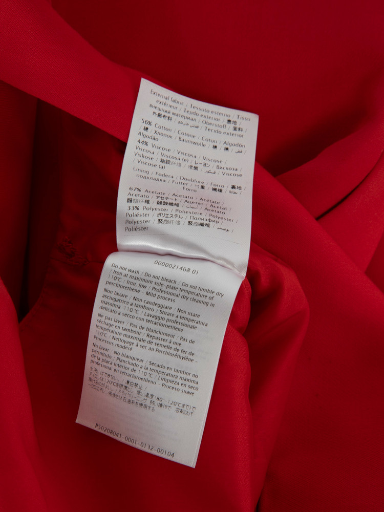 Valentino Garavani Red Valentino Red Sleeveless Flared Dress