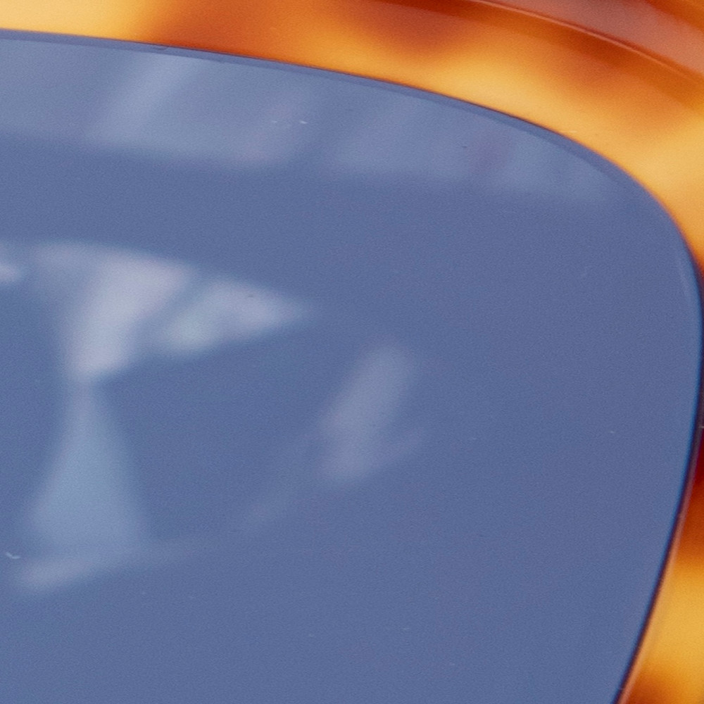 Victoria Beckham Blonde Havana Rectangle Sunglasses