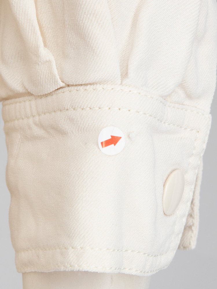 Stella McCartney Ecru Snap Button Long Jacket