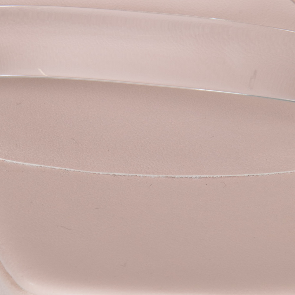 Giuseppe Zanotti Pink Transparent Meissa Plexi Sandals