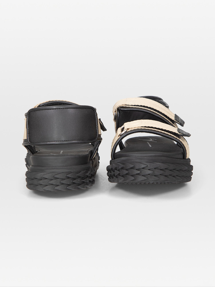 Giuseppe Zanotti Beige Blabber Gummy Sandals