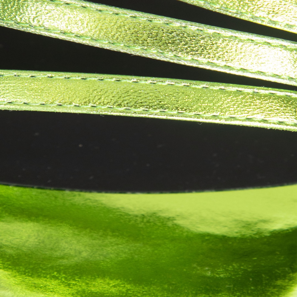 Giuseppe Zanotti Lime Leather Flavienne Wrap Sandals