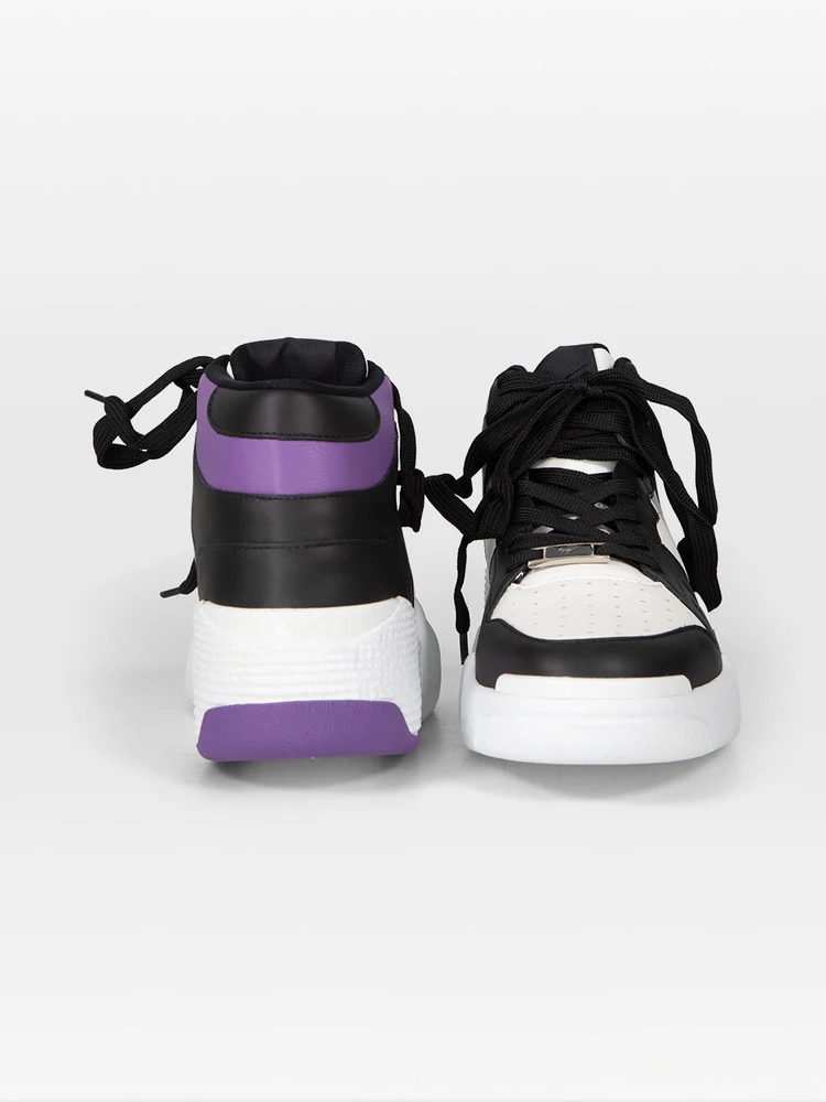 Giuseppe Zanotti Leather High Top Talon Trainers