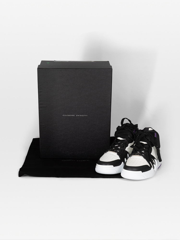 Giuseppe Zanotti Leather High Top Talon Trainers