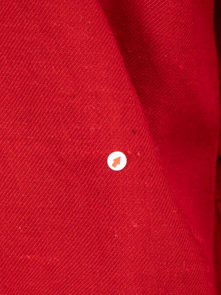 Dior Red Check Collar Long Sleeve Shirt