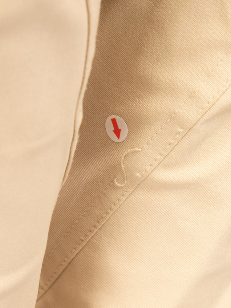 Prada Beige Slim Fit Mid Rise Trousers