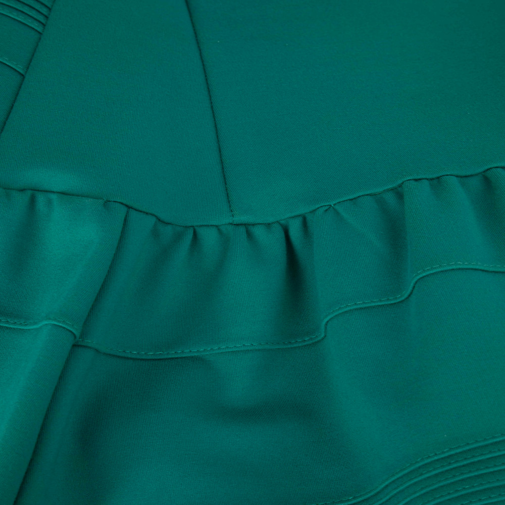 Maje Turquoise Pleated Mini Dress