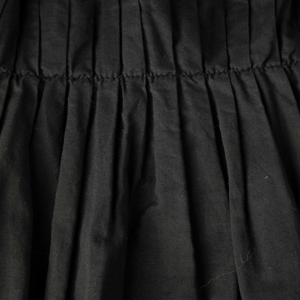 Maje Black V-Neck Pleated Dress