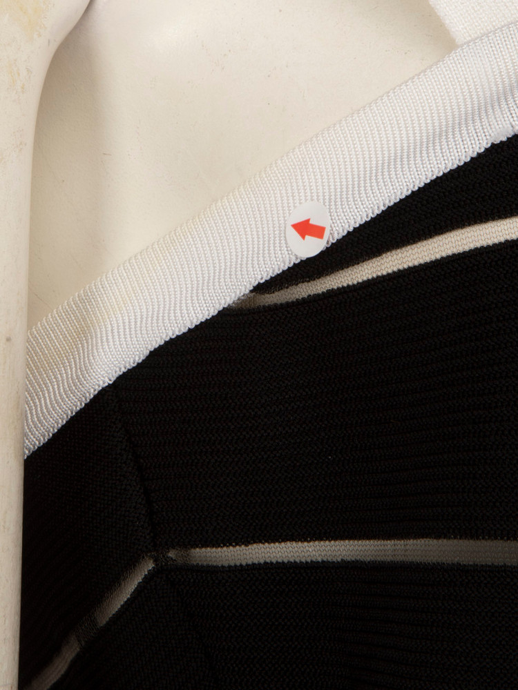 Balmain Black Body Con Bandage Mini Dress