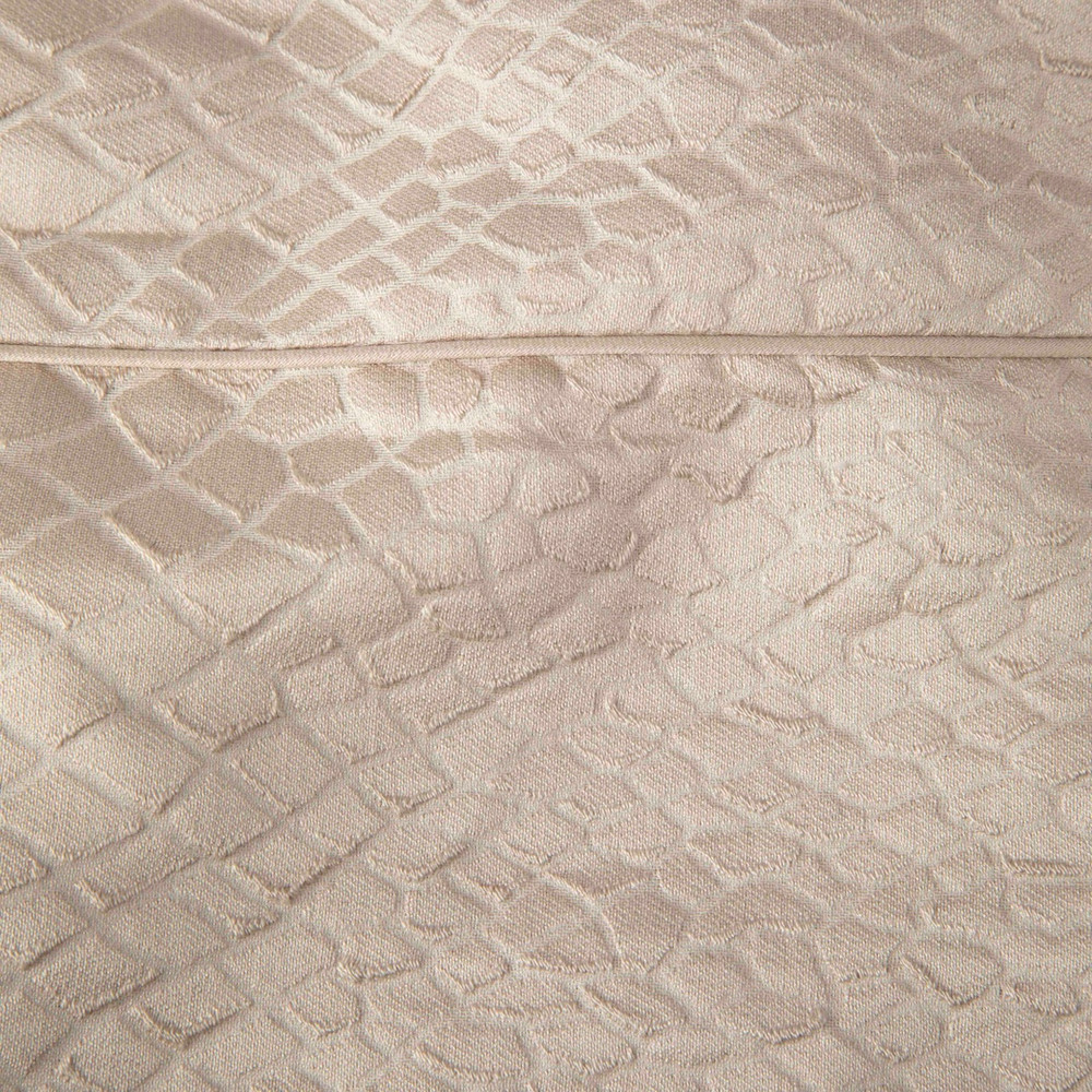 Versace Beige Python Embossed Skirt