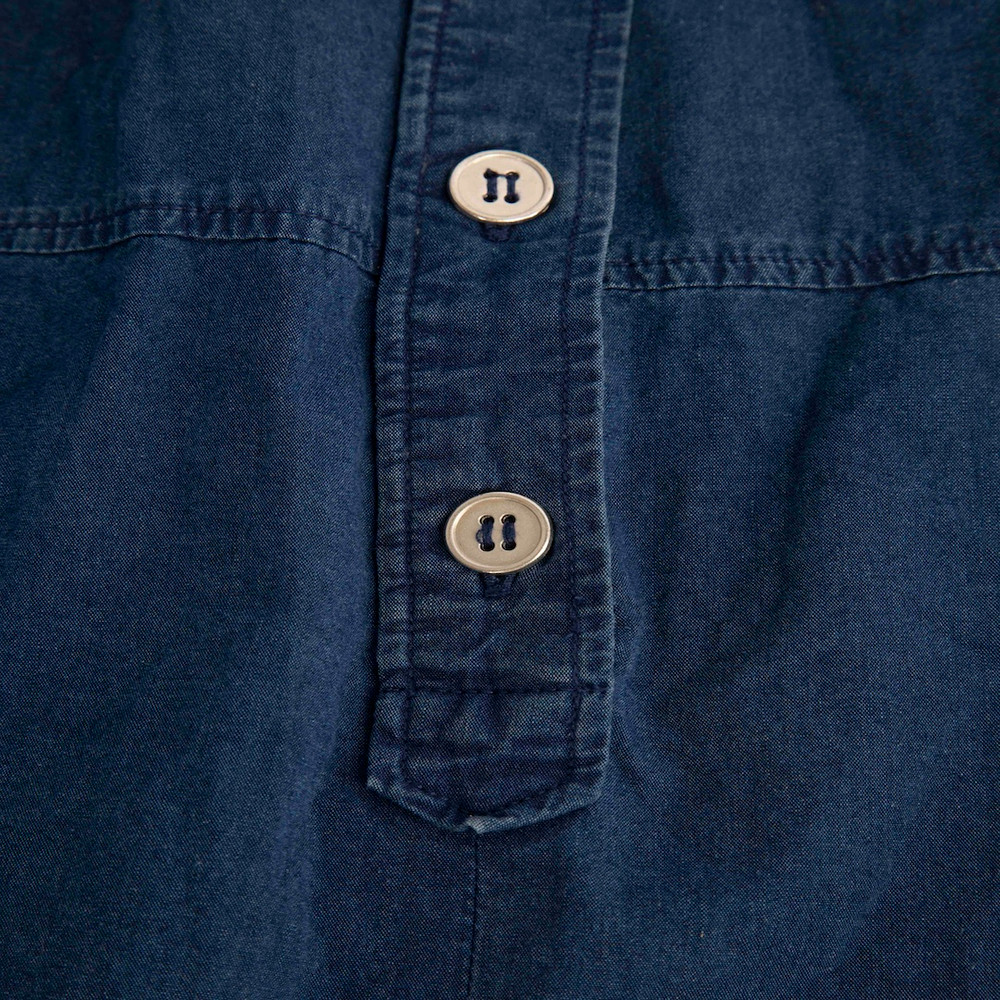 A.P.C. Blue Long Sleeve Belted Jumpsuit