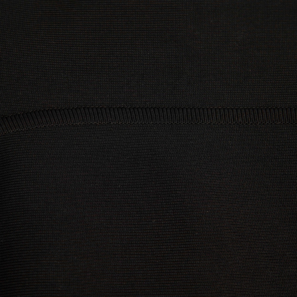 Herve Leger Black Bodycon Long Sleeve Dress