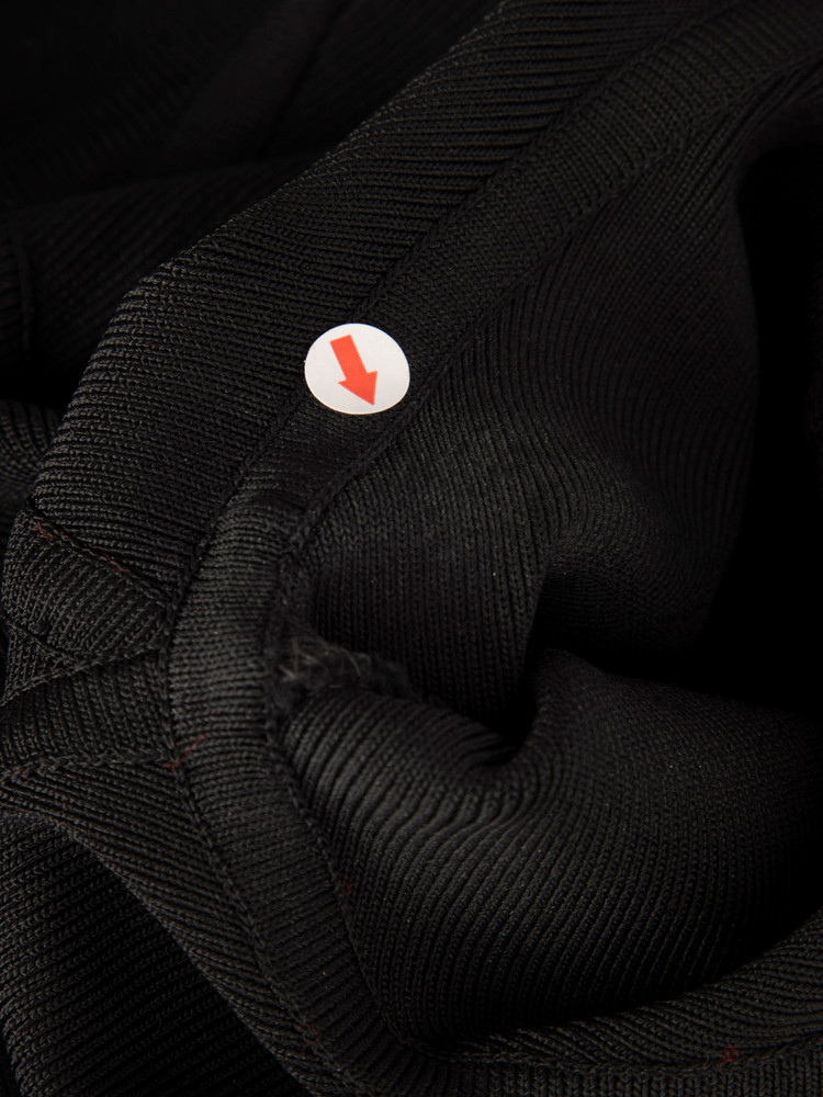 Herve Leger Black Bodycon Long Sleeve Dress