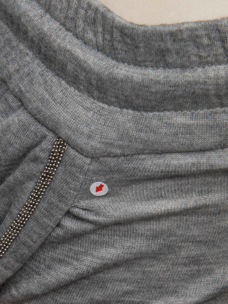 Brunello Cucinelli Grey Jersey Bead Trim Joggers