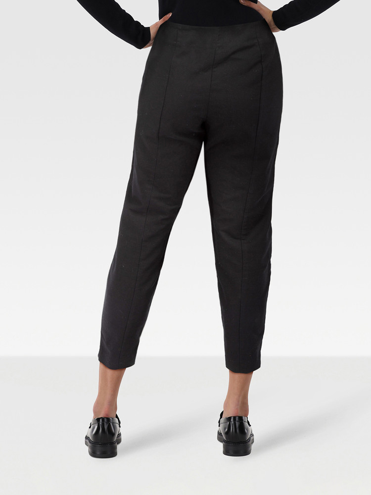 Valentino Garavani Red Valentino Black Tapered Trousers