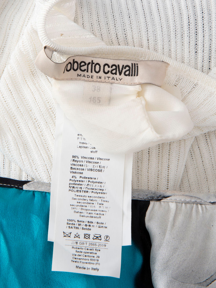 Roberto Cavalli Hybrid Cardigan & Midi Dress