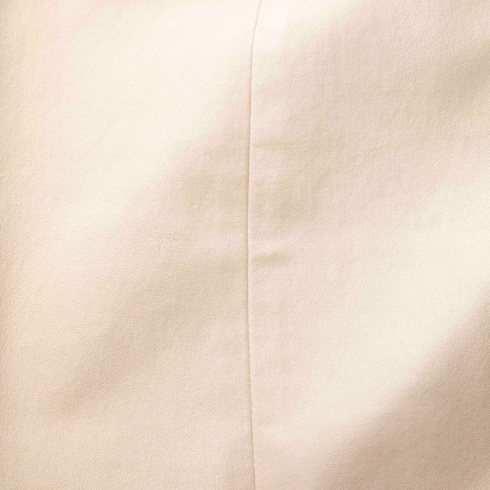 Joseph Beige Leather Clara Pencil Skirt