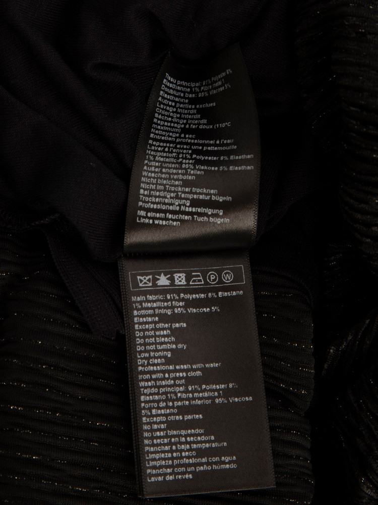 ba&sh Black Ruched Sparkly Dress