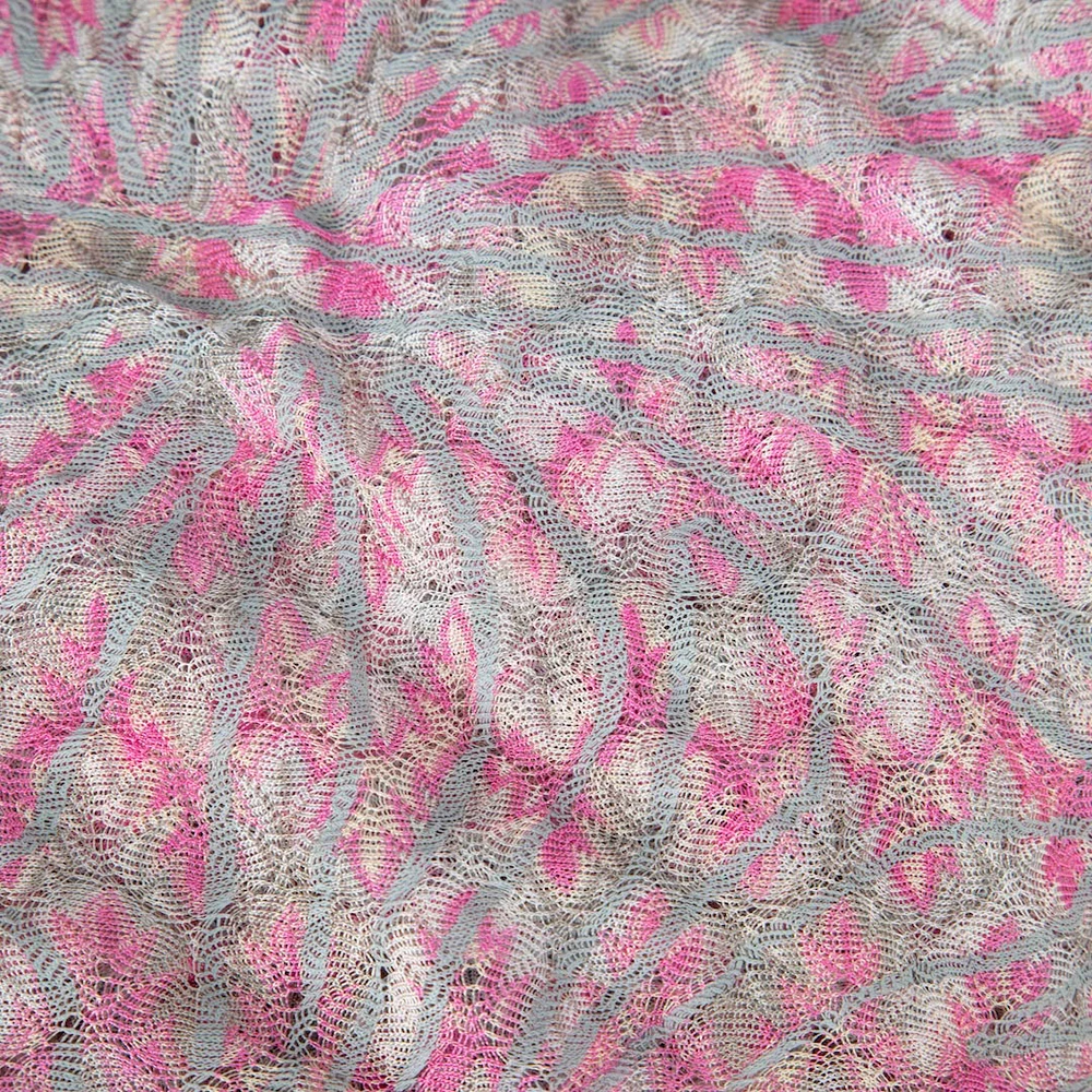 Missoni Pink Asymmetrical Cut Out Dress
