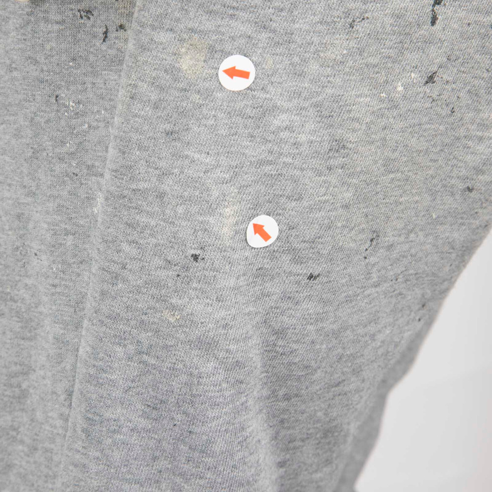 Balenciaga Grey Paint Splatter Print Joggers