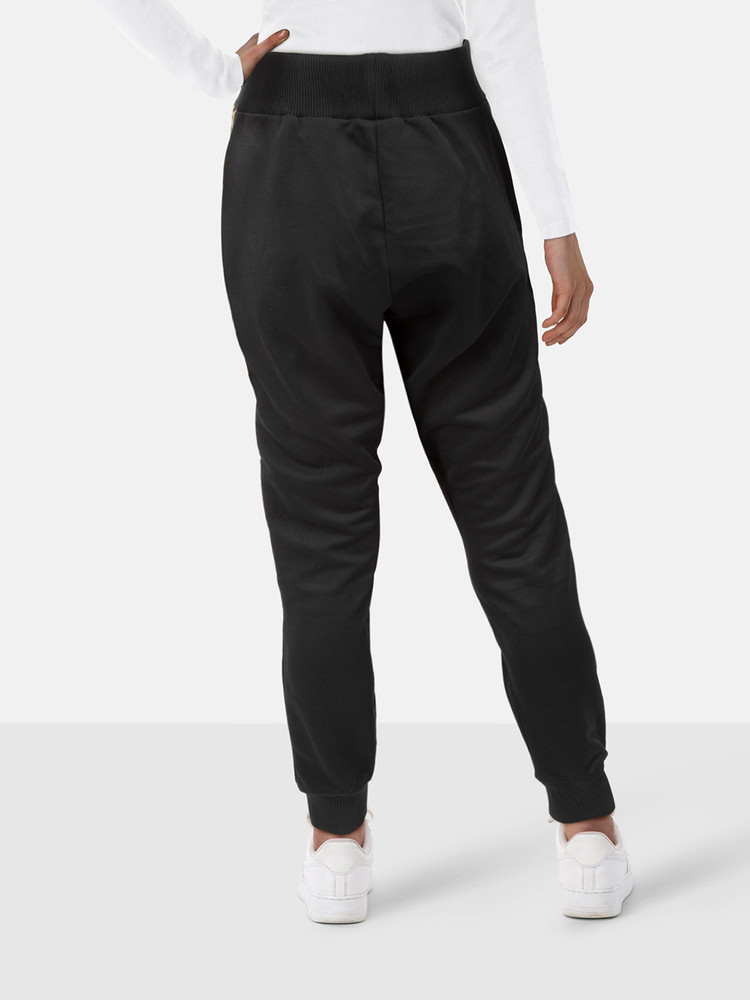 Fendi Black Fendirama Logo Detail Joggers