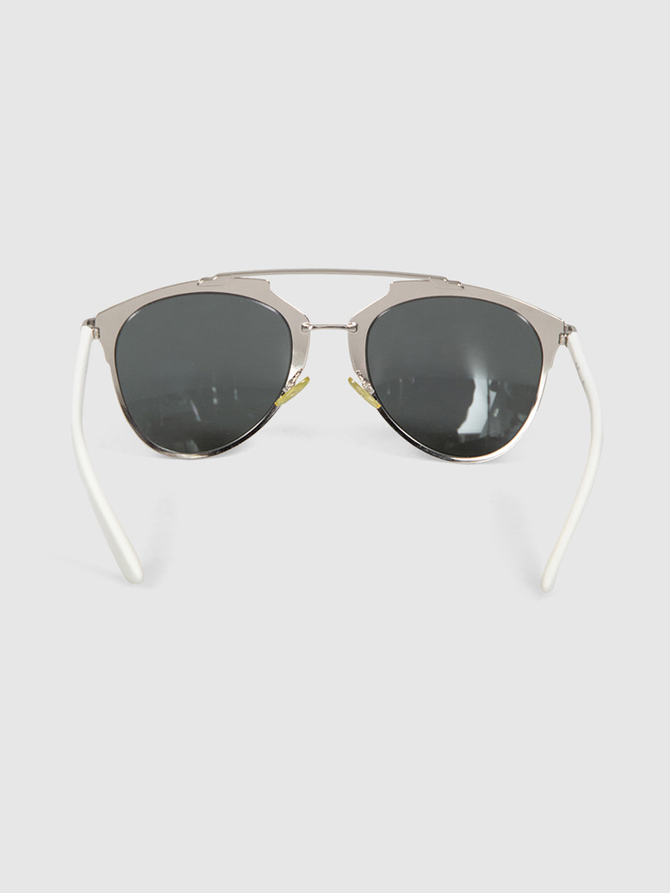 Dior Silver Mirrored Reflected Sunglasses