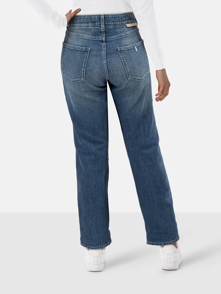 Stella McCartney Blue Sequin Patch Detail Jeans