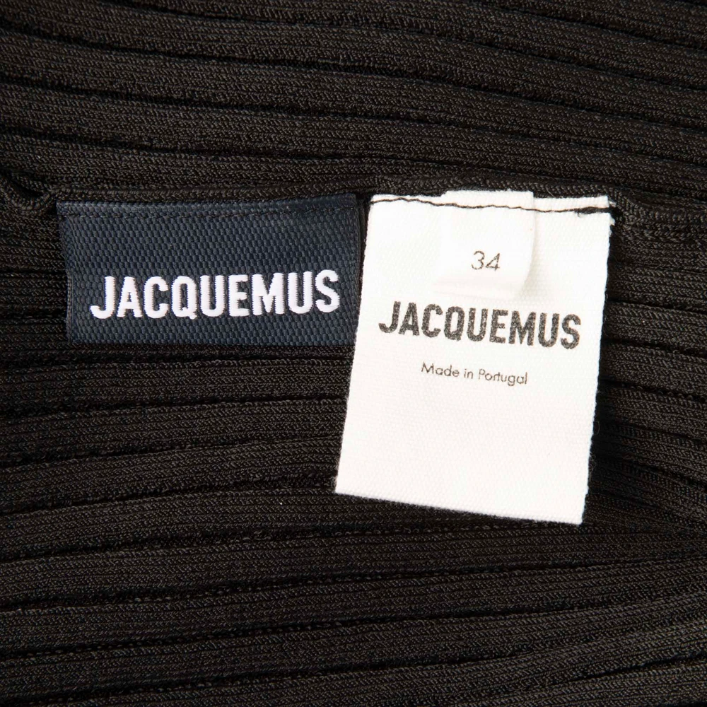 Jacquemus Black La Maille Pralù Ribbed Cardigan