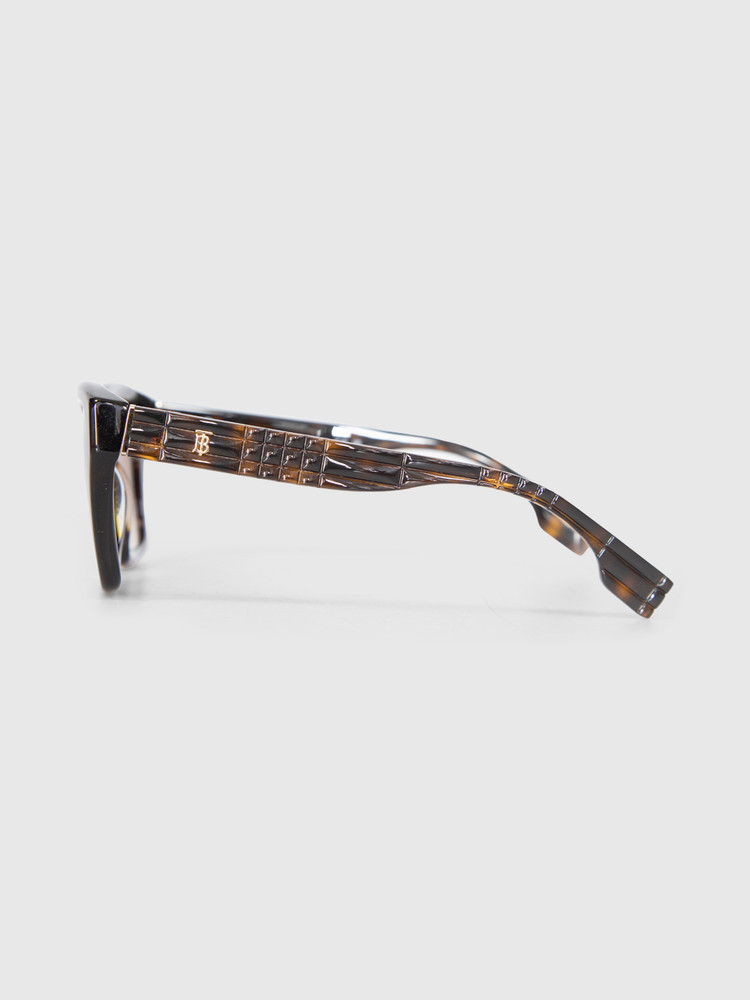 Burberry Brown Tortoiseshell Square Arden Sunglasses