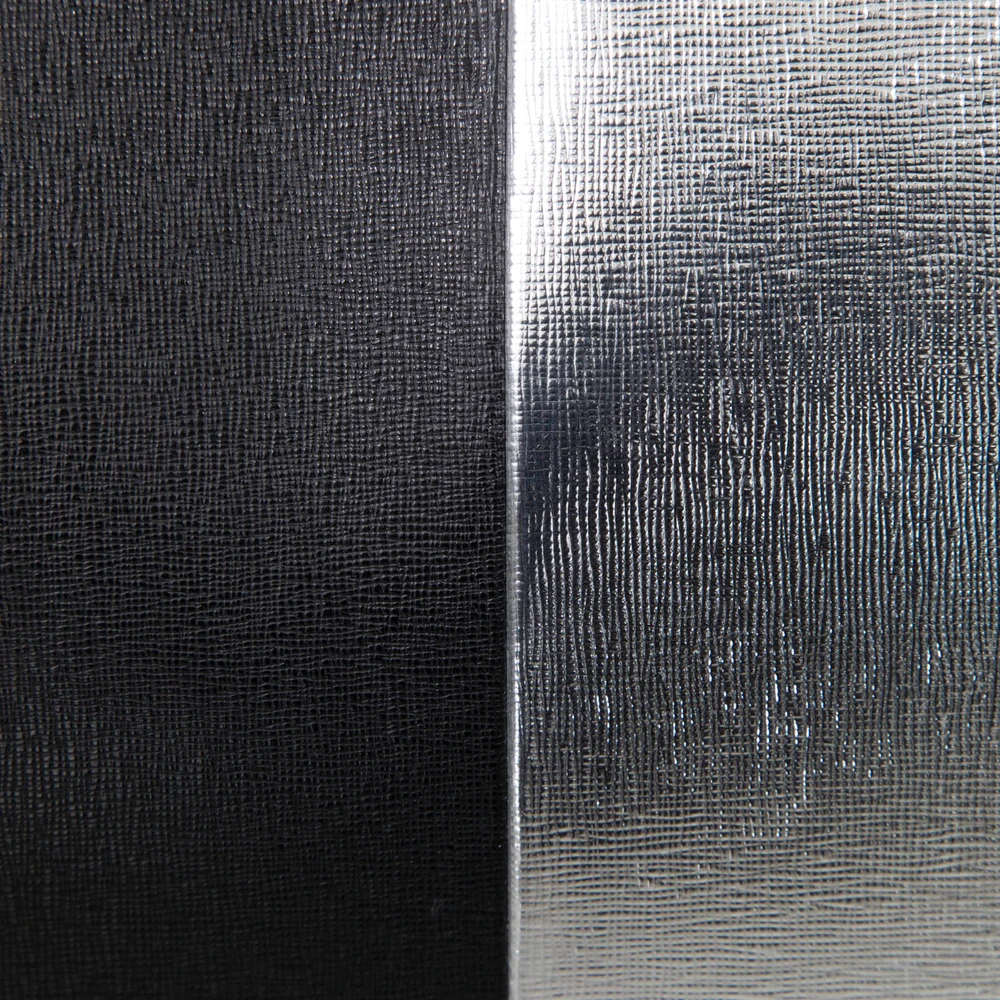 Fendi Black & Silver Leather Medium 2Jours Tote